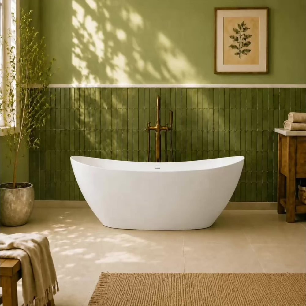 Video of Naarden 67 freestanding Bathtub
